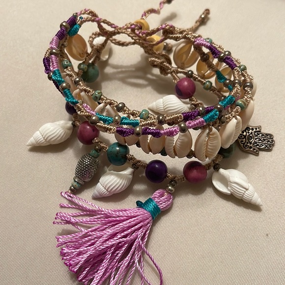 Handmade Hamsa bracelet from Dominican Republic - Picture 1 of 1